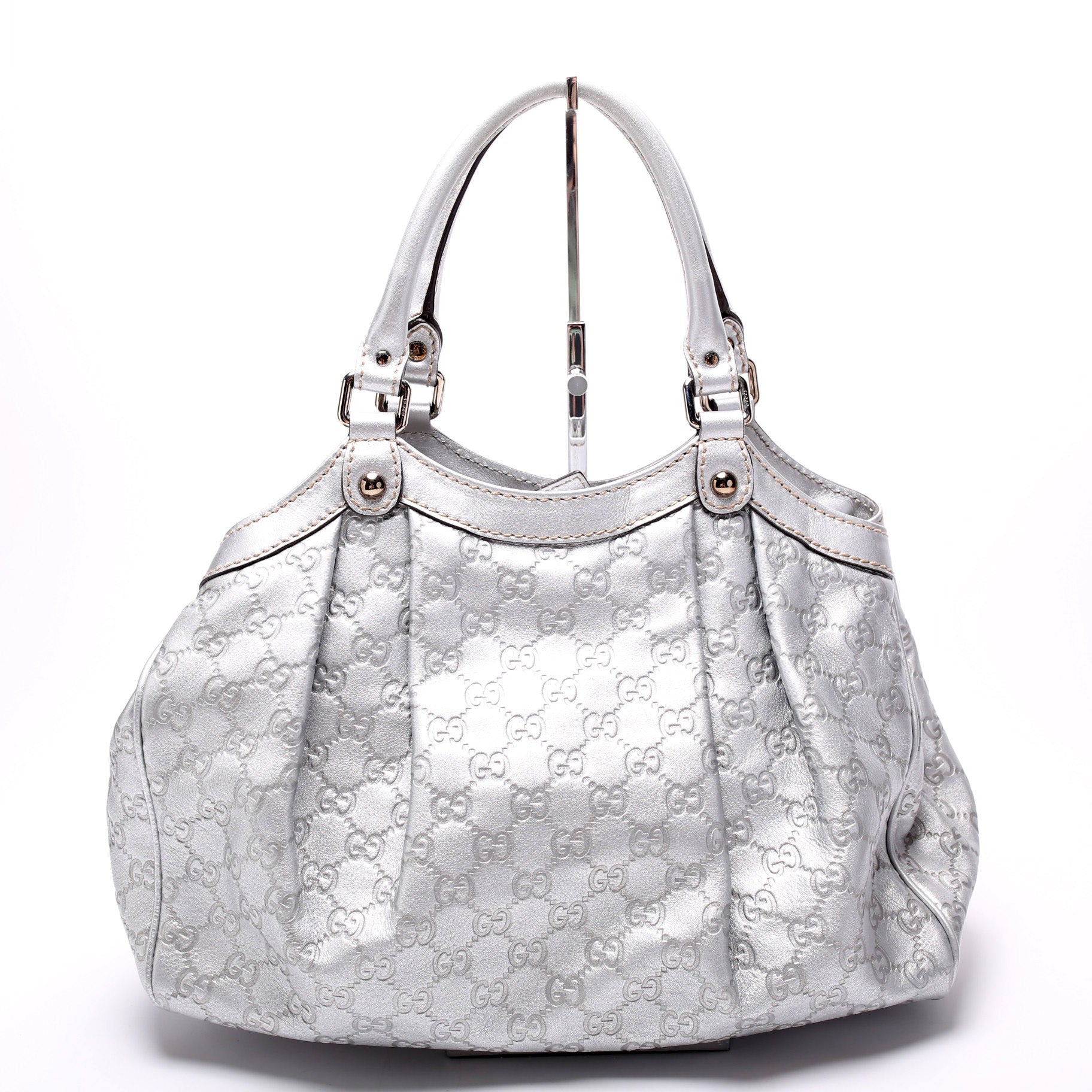 Gucci Sukey GG Leather Medium Handbag Medium 16
