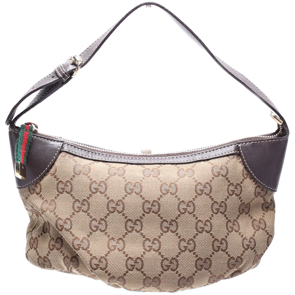 Gucci GG Sherry Line Pochette Canvas Travel Bag