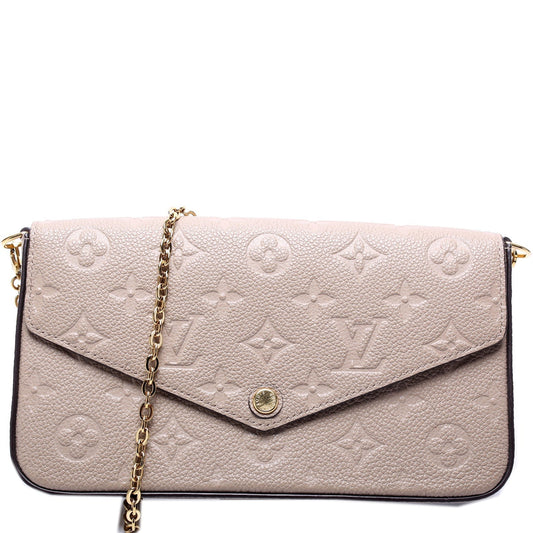 Louis Vuitton Pochette Felicie Empreinte Clutch Bag Empreinte 45