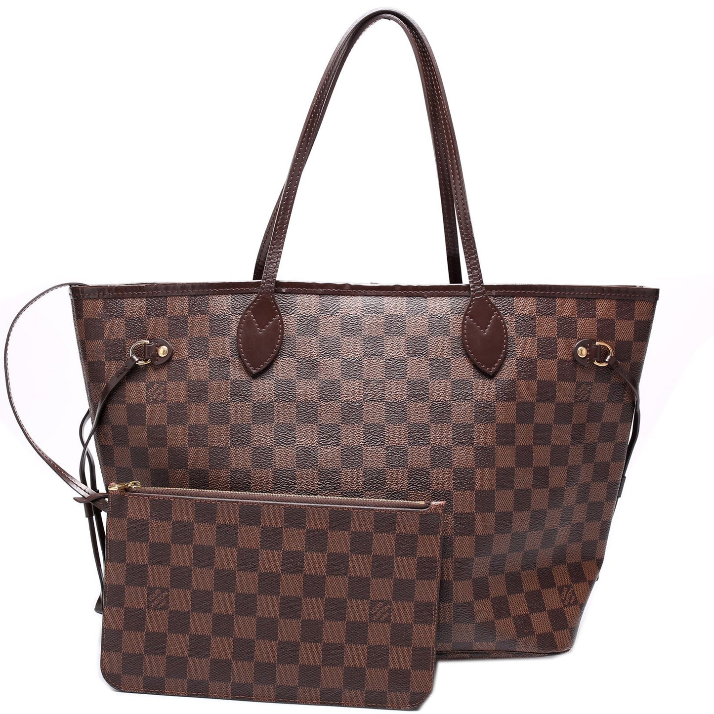 Louis Vuitton Neverfull MM w Ebene Damier Wallet Case Ebene 13