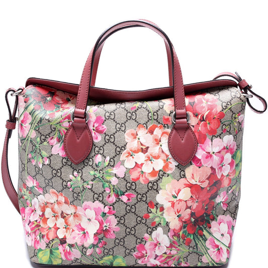 Gucci GG Blooms Fold Over Tote Bag Tote 1