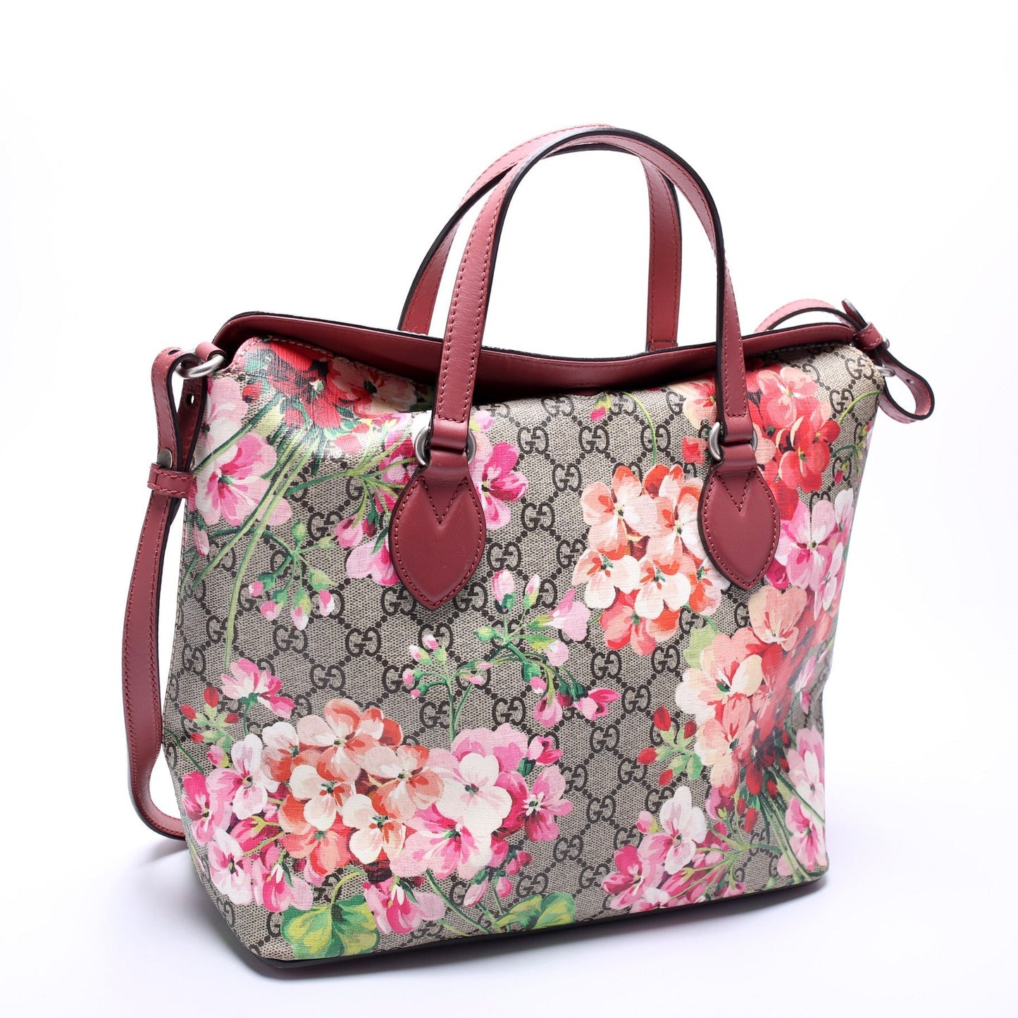 Gucci GG Blooms Fold Over Tote Bag Tote 1