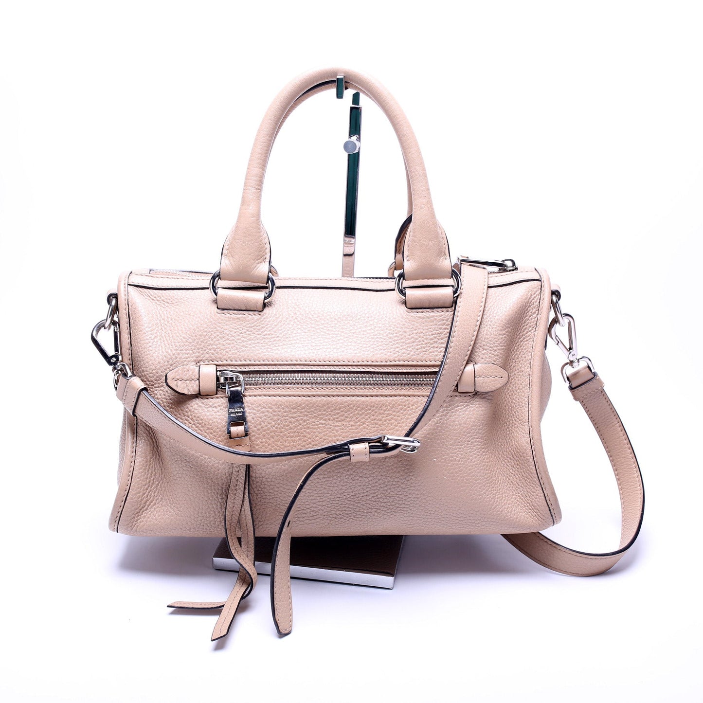 Prada Vitello Phenix Convertible Satchel Bag Travel Bag