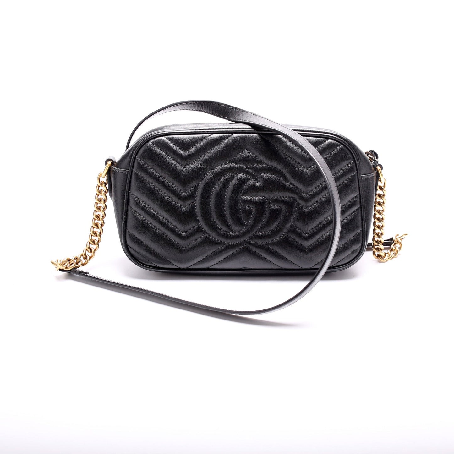 Gucci Marmont Camera Leather Small Crossbody Bag Camera 9