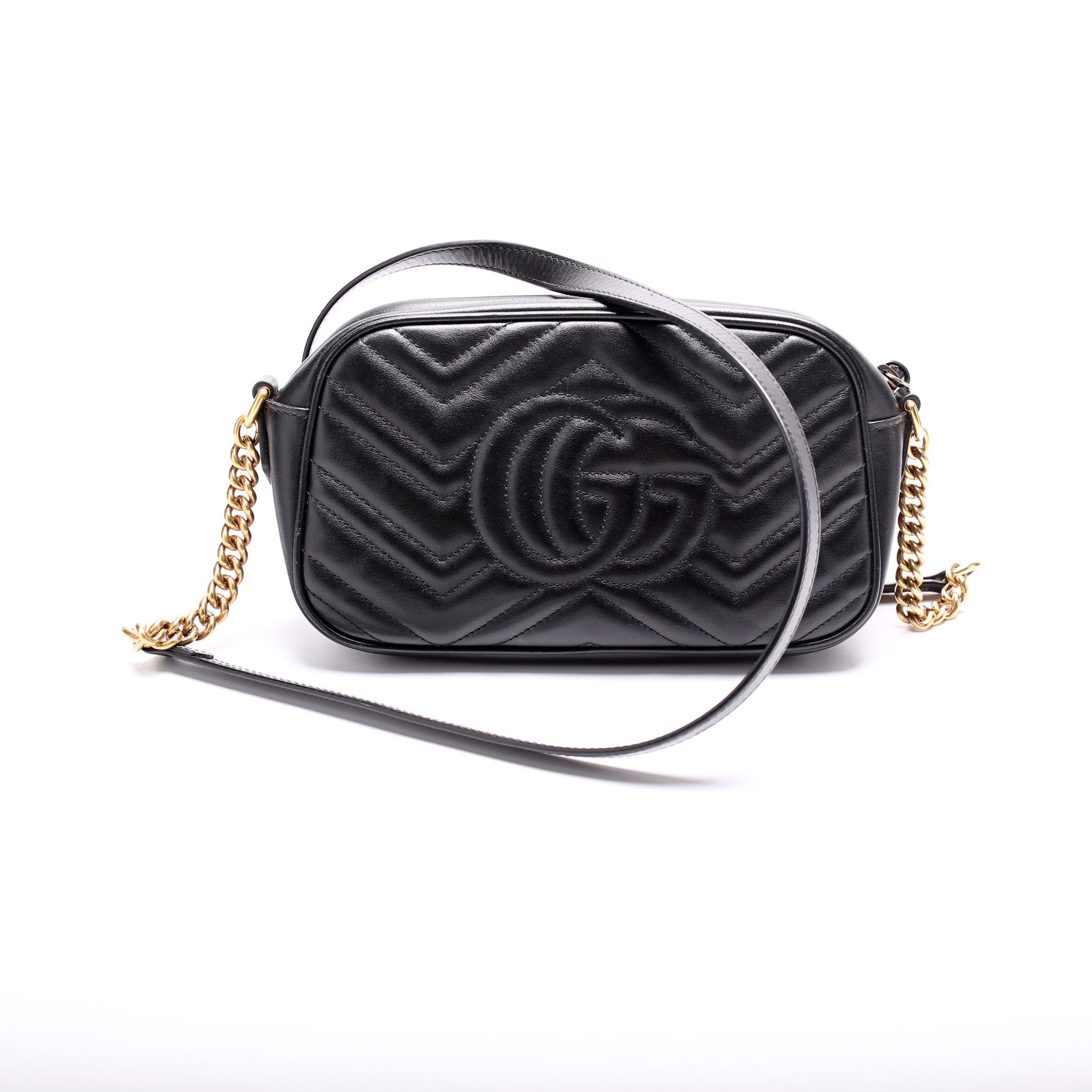 Gucci Marmont Camera Leather Small Crossbody Bag Camera 9