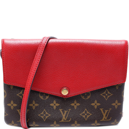 Louis Vuitton Pochette Twice Monogram Clutch Bag Monogram 4