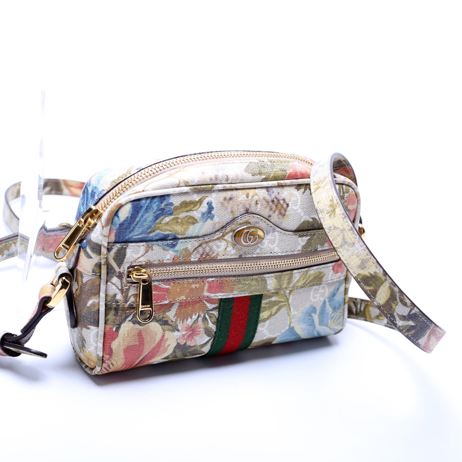 Gucci GG Flora Supreme Ophidia Mini Travel Bag
