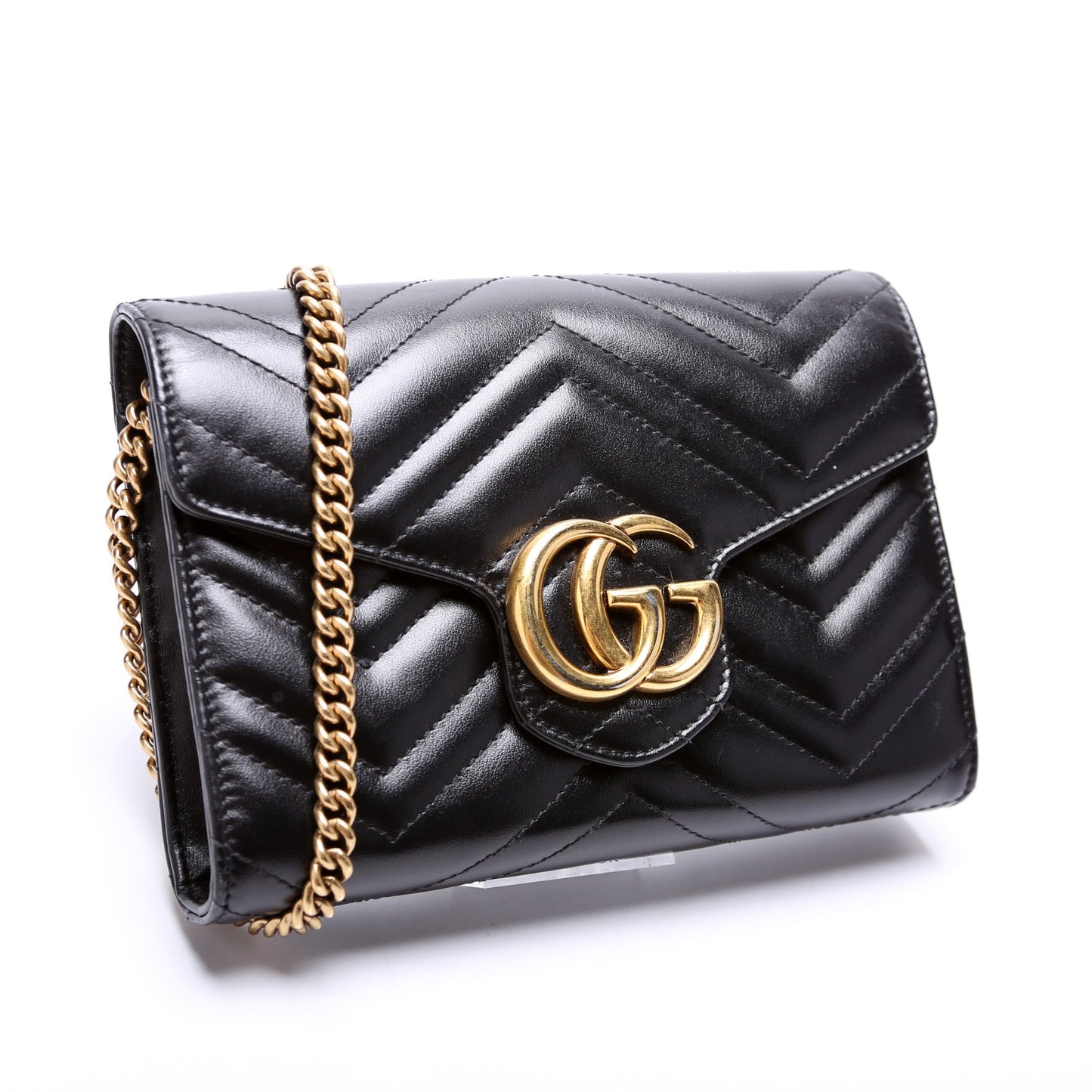 Gucci Marmont Chain Wallet Case Wallet 15