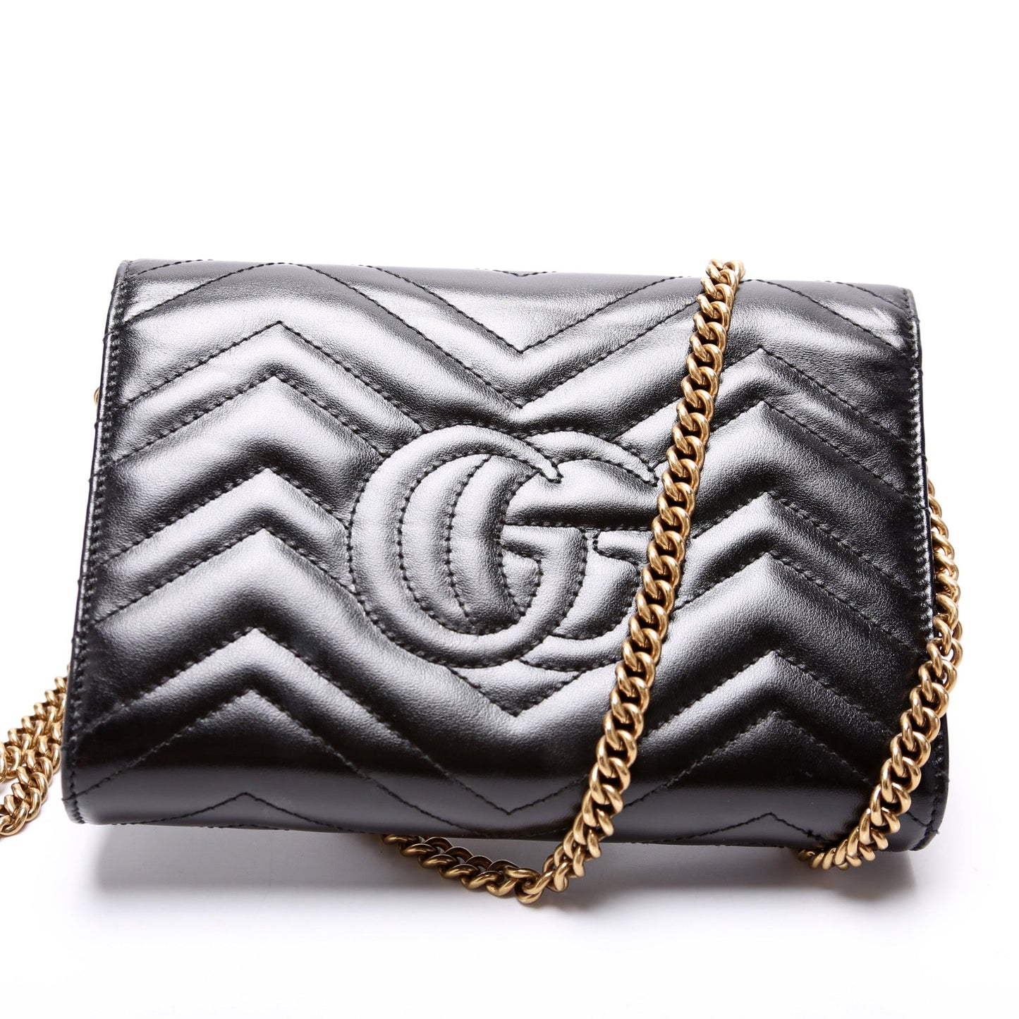 Gucci Marmont Chain Wallet Case Wallet 15