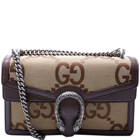 Gucci Dionysus Jumbo GG Canvas Small Shoulder Bag