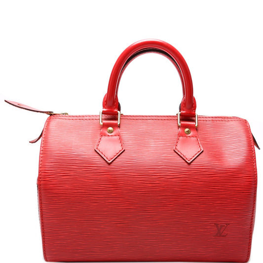 Louis Vuitton Speedy 25 Epi Handbag Epi 18
