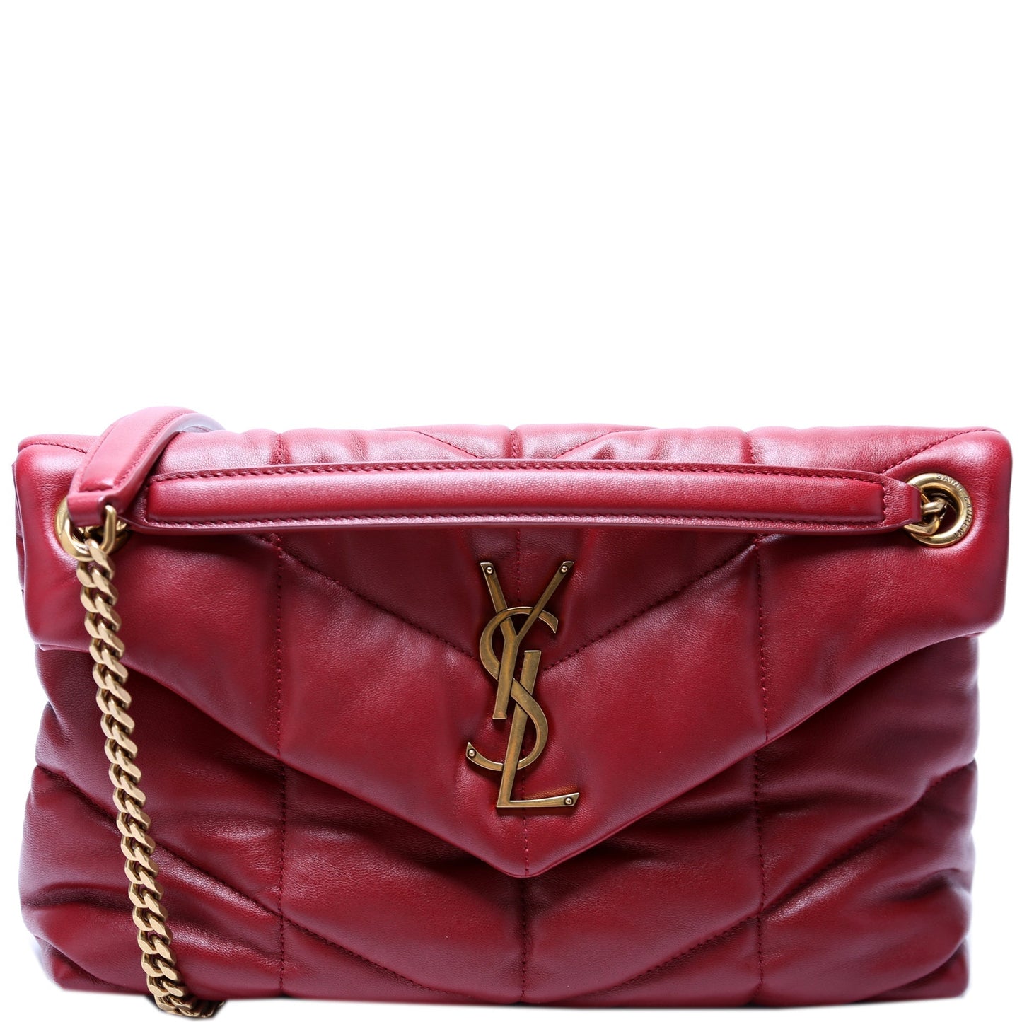 YSL Saint Laurent Puffer Bag Lambskin Quilted Small Travel Bag Small Lambskin 577481