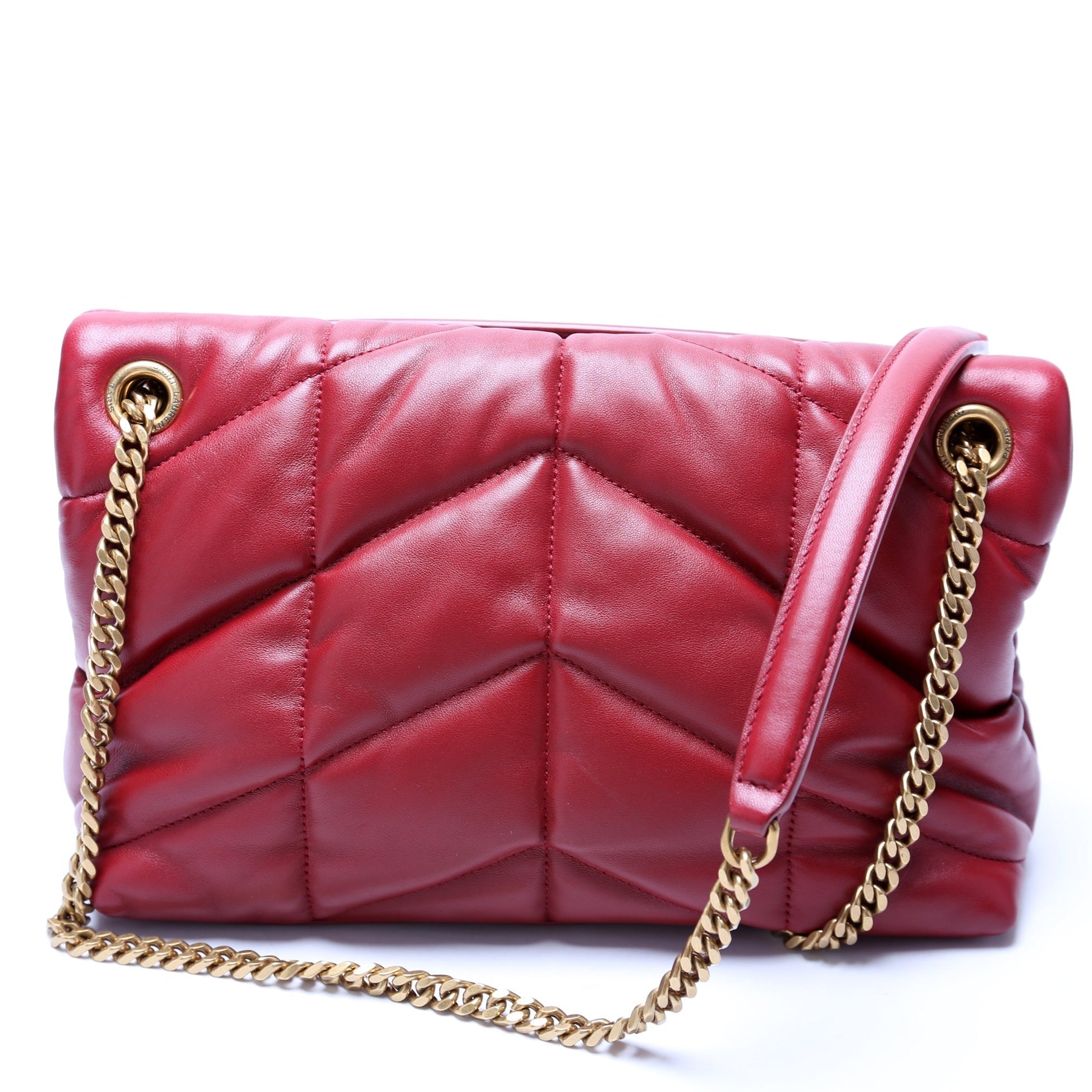 YSL Saint Laurent Puffer Bag Lambskin Quilted Small Travel Bag Small Lambskin 577481