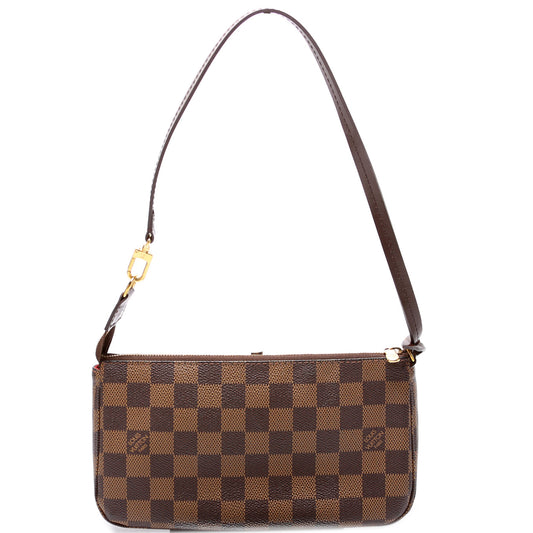 Louis Vuitton Pochette Acessories NM Ebene Damier Clutch Bag Ebene 2