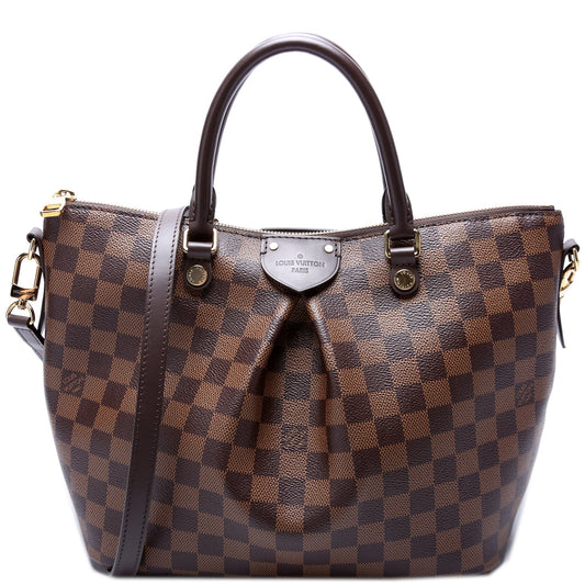 Louis Vuitton Siena Ebene MM Damier Handbag Ebene 2