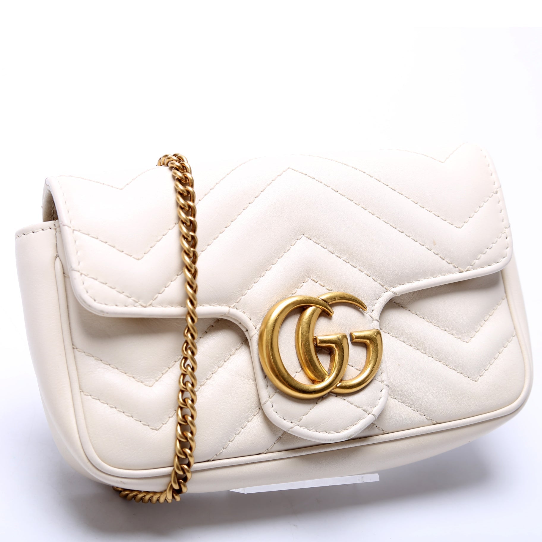 Gucci GG Marmont Super Mini Flap Travel Bag