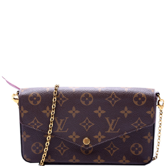 Louis Vuitton Pochette Felicie Monogram Clutch Bag Monogram 20