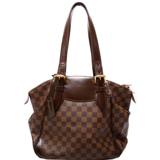Louis Vuitton Verona Ebene MM Damier Handbag Ebene 9