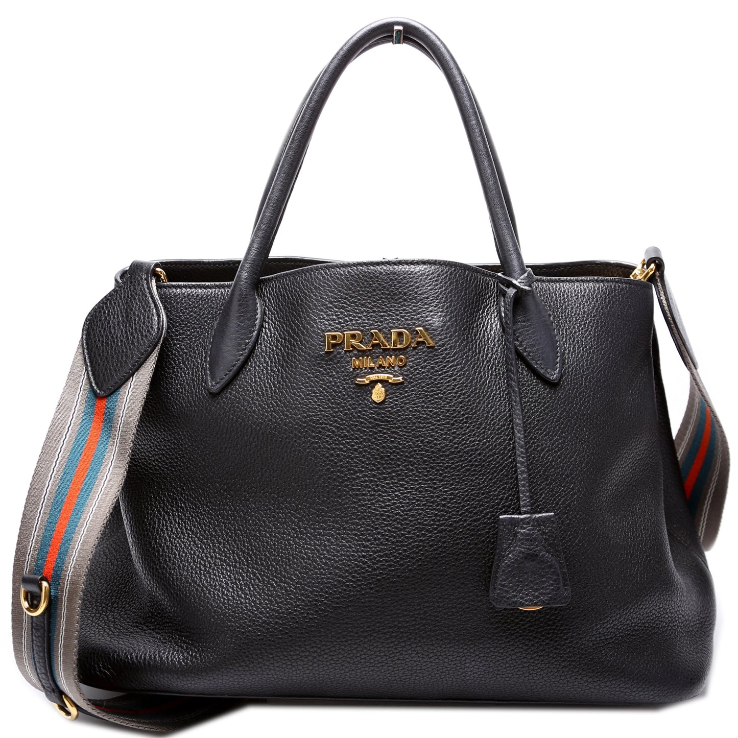 Prada Vitello Daino Shopper Bag Travel Bag