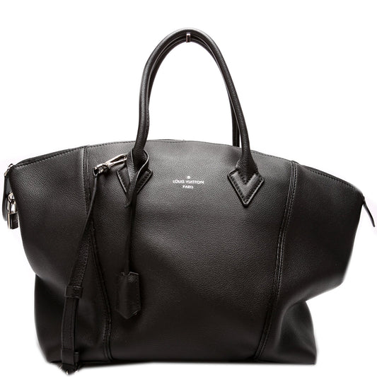 Louis Vuitton Soft Lockit Veau Cachermire Leather Handbag