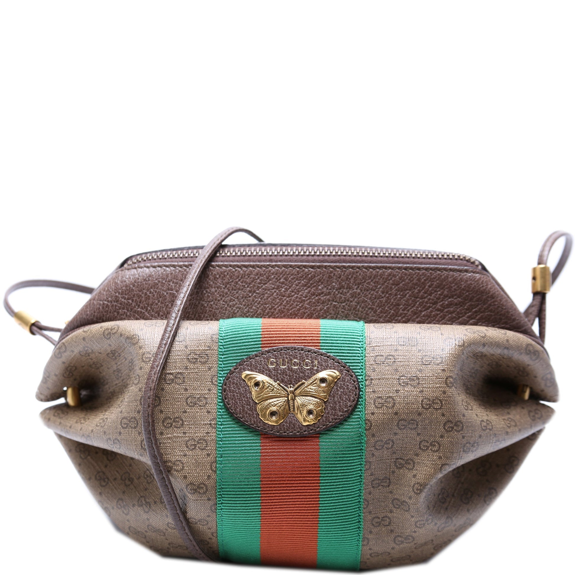 Gucci GG Supreme New Candy Butterfly Crossbody Bag
