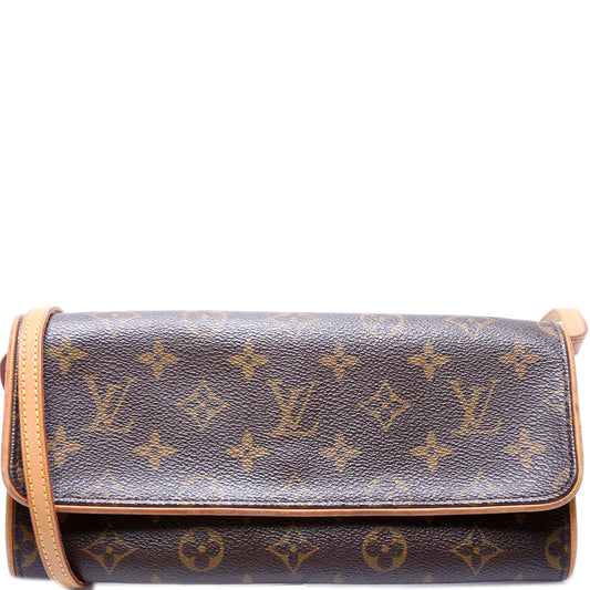 Louis Vuitton Pochette Twin GM Monogram Clutch Bag Monogram 14