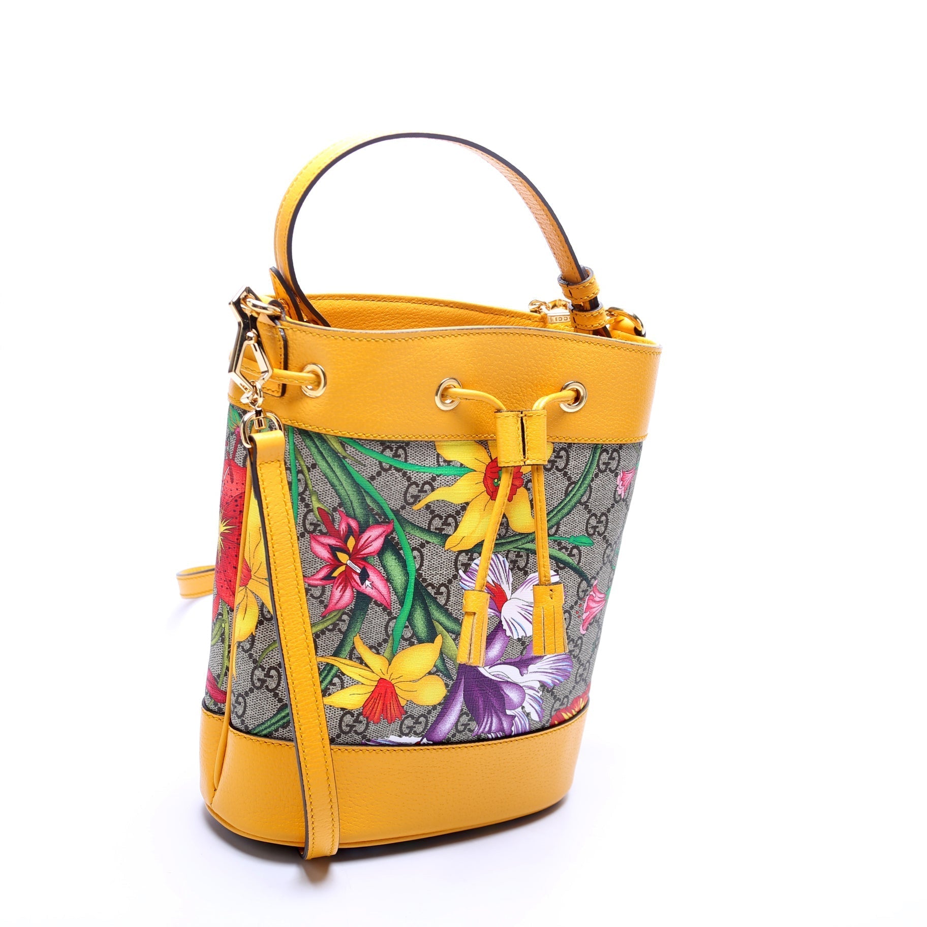 Gucci Ophidia Flora Bucket Bag