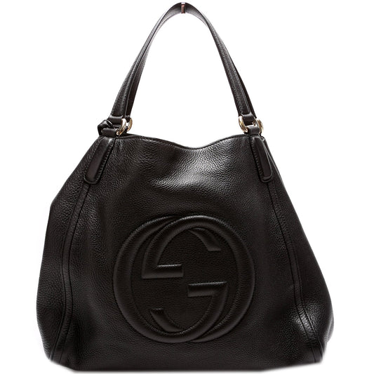 Gucci Soho Leather Medium Shoulder Bag Hobo Medium