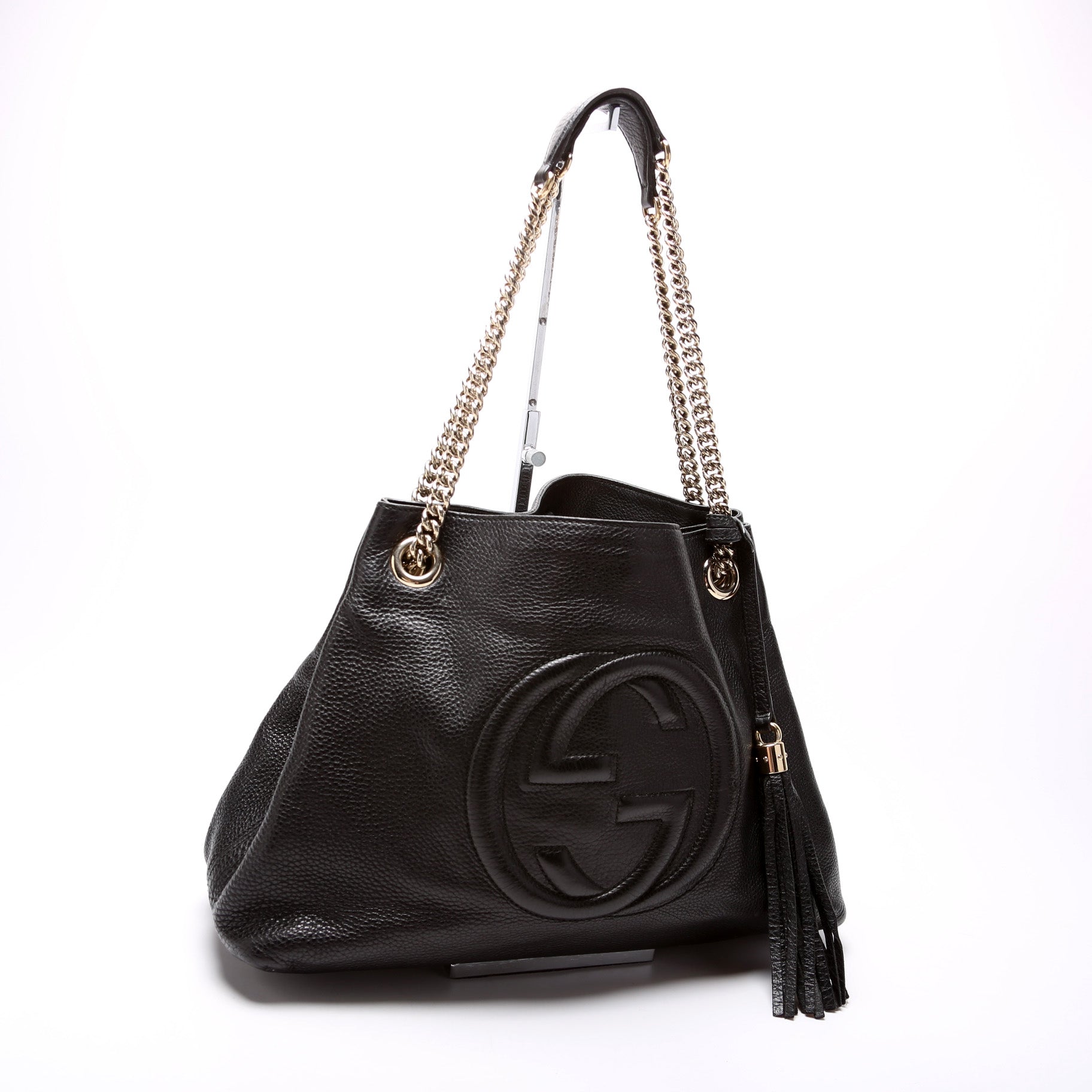 Gucci Soho Leather Medium Shoulder Bag Medium 10