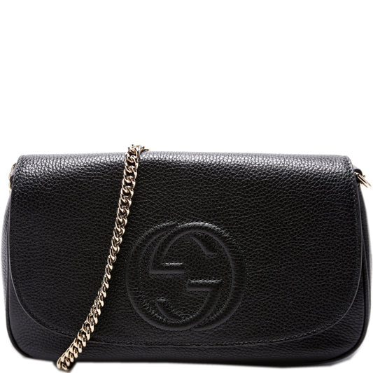Gucci Soho Tassel Chain Flap Travel Bag Flap 1