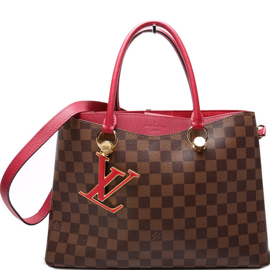 Louis Vuitton Riverside Ebene Damier Handbag