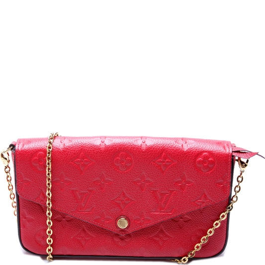Louis Vuitton Pochette Felicie Empreinte Clutch Bag Empreinte 47