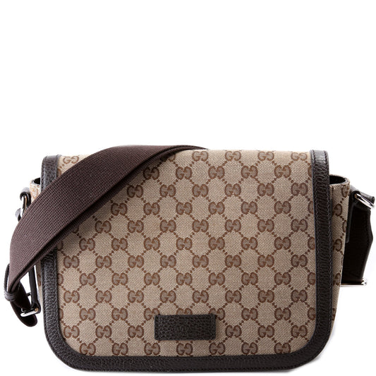 Gucci GG Messenger Canvas Travel Bag Canvas Messenger