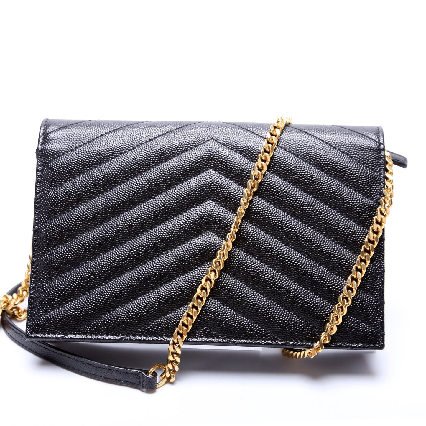 YSL Saint Laurent Envelope Wallet Bag Chain Travel Bag Chain Wallet 5