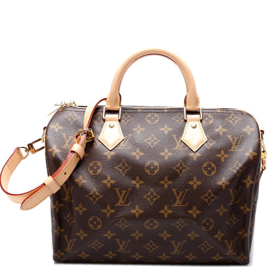 Louis Vuitton Speedy 30 Bandouliere Monogram Handbag Monogram 31