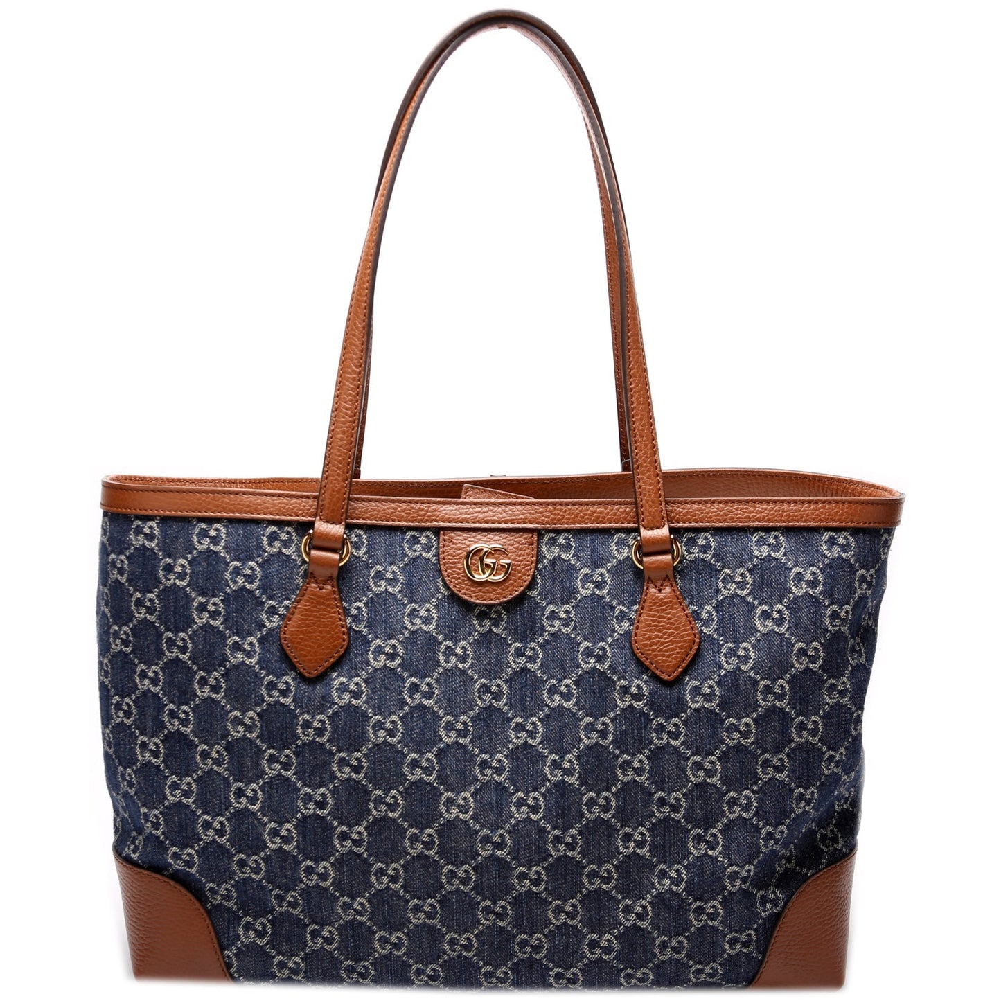 Gucci Ophidia GG Denim Tote Bag