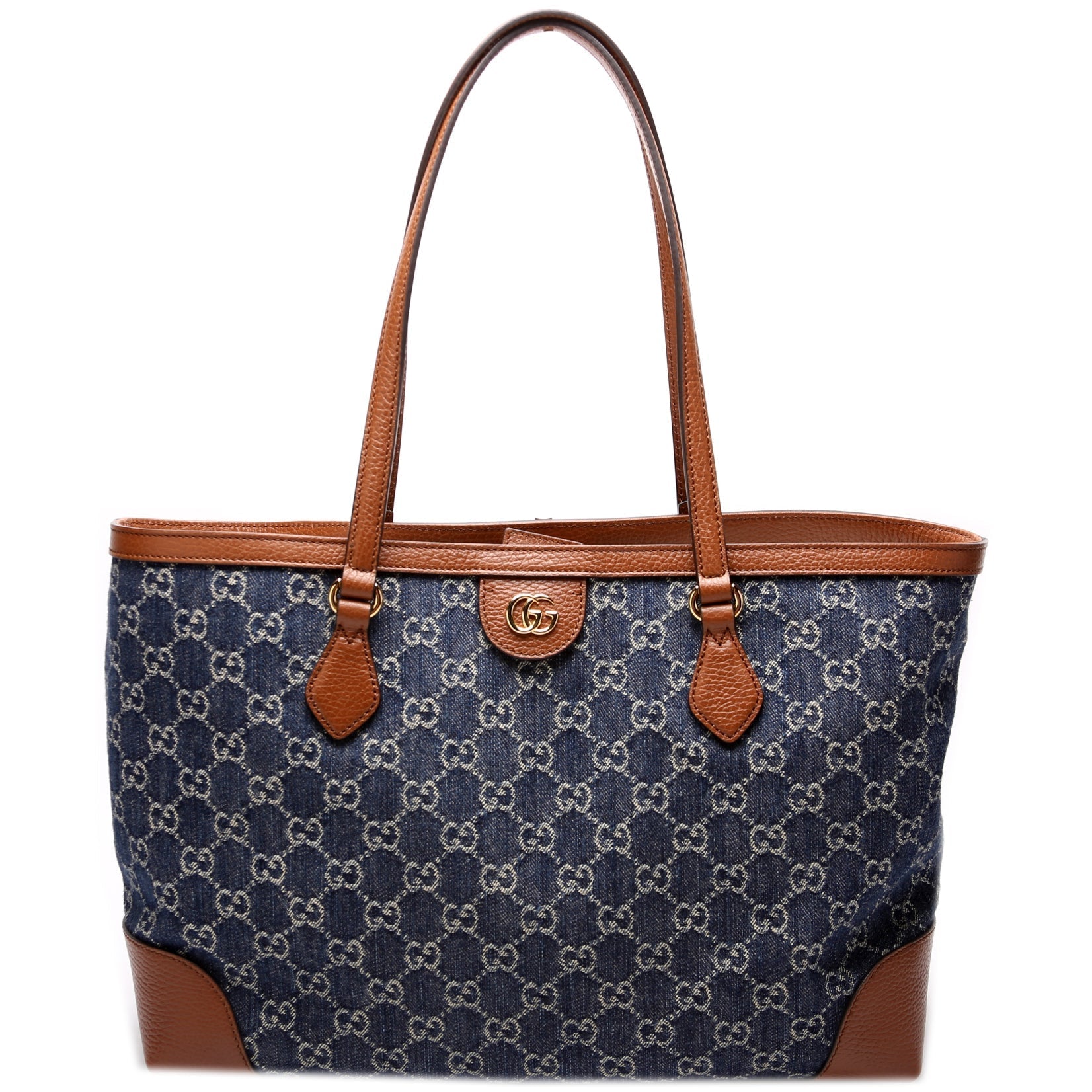 Gucci Ophidia GG Denim Tote Bag