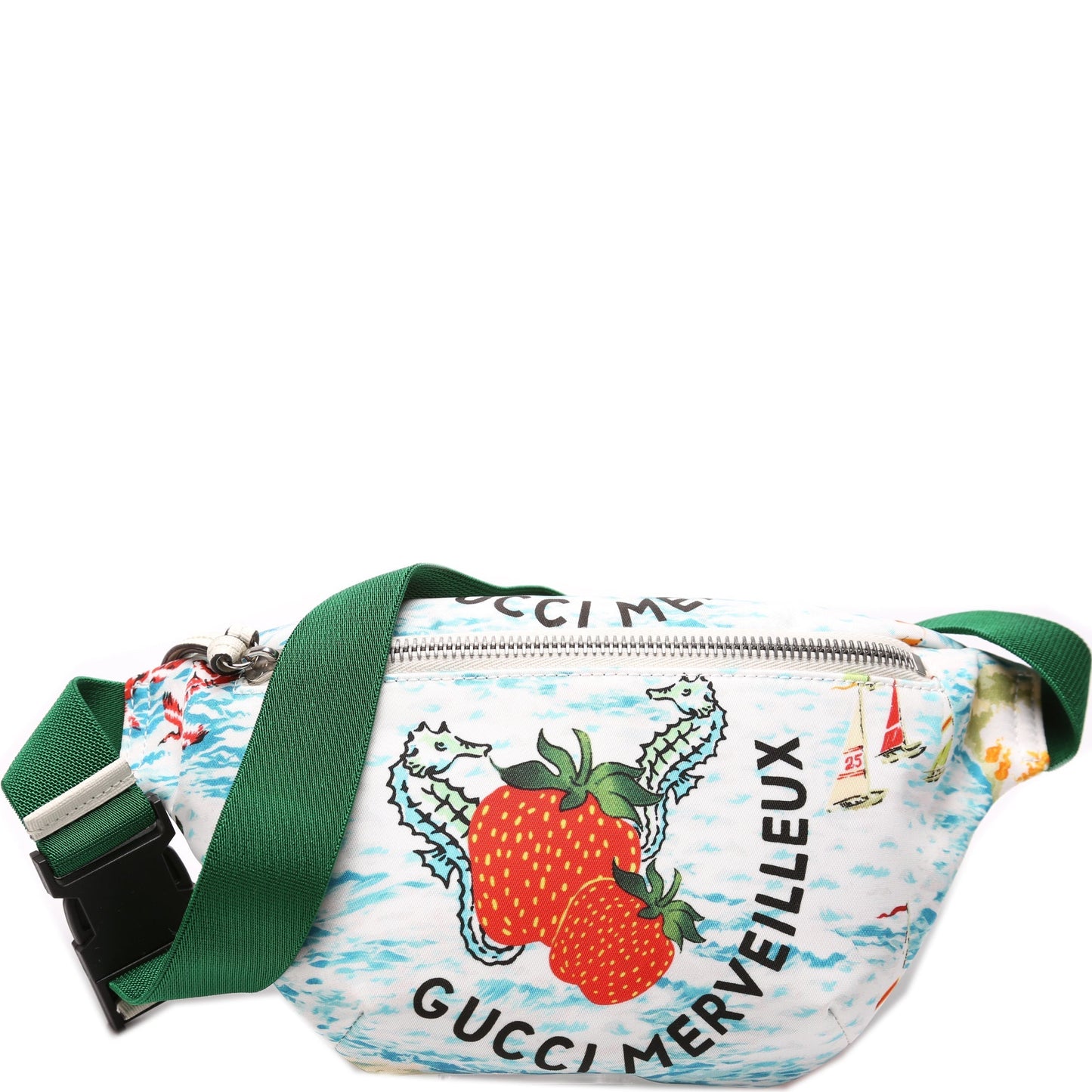 Gucci GG Supreme Strawberry Belt Belt Bag