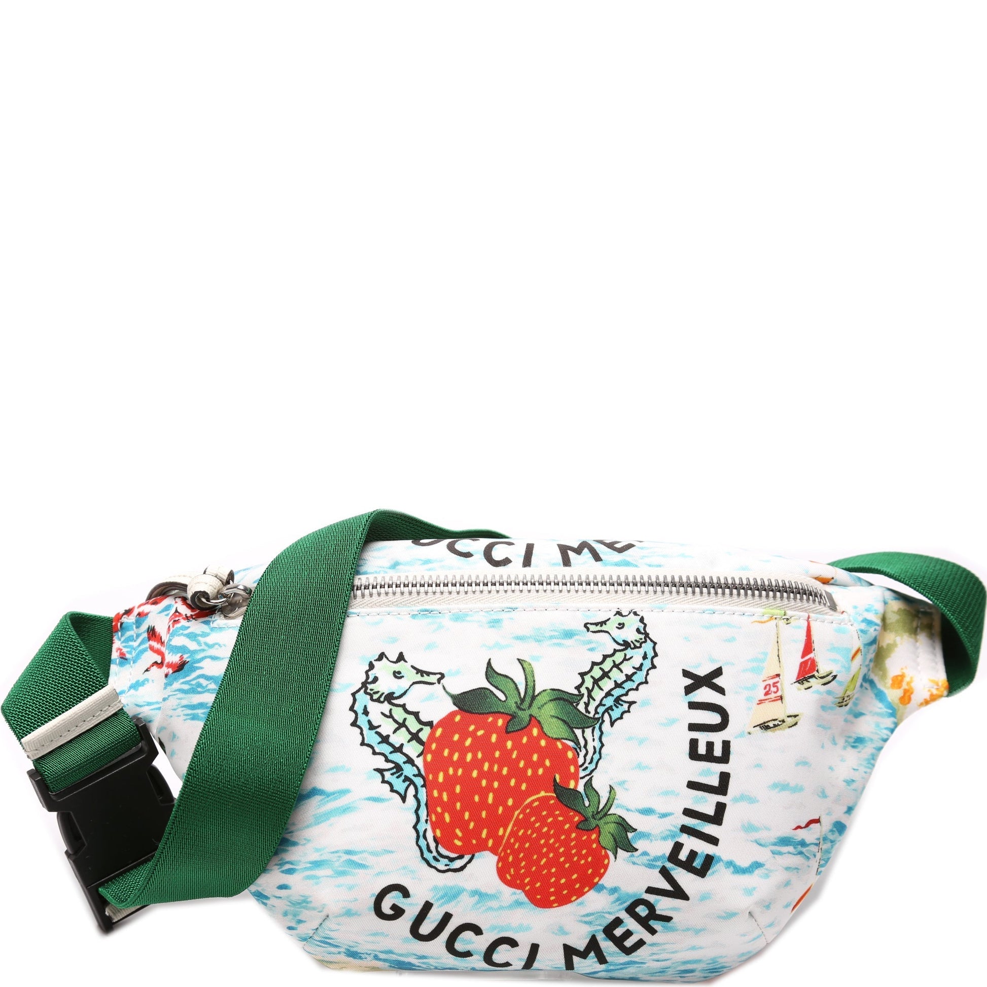 Gucci GG Supreme Strawberry Belt Belt Bag