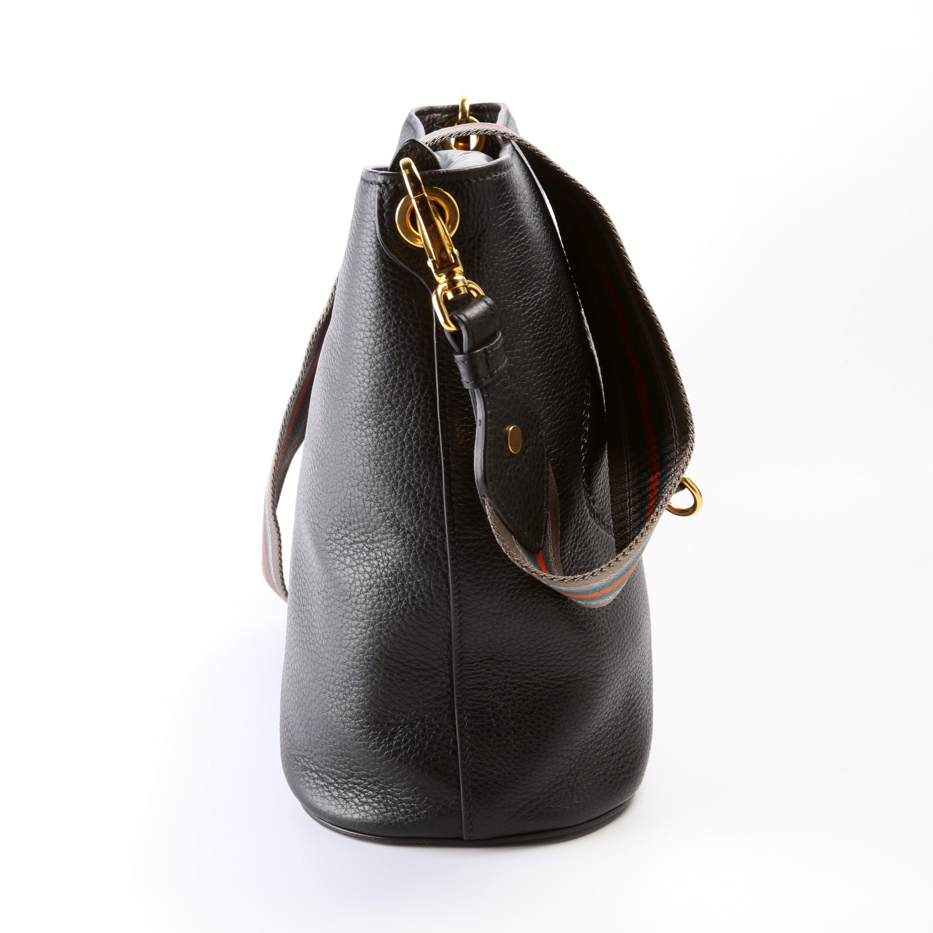 Prada Vitello Phenix Bag Bucket Bucket Bag