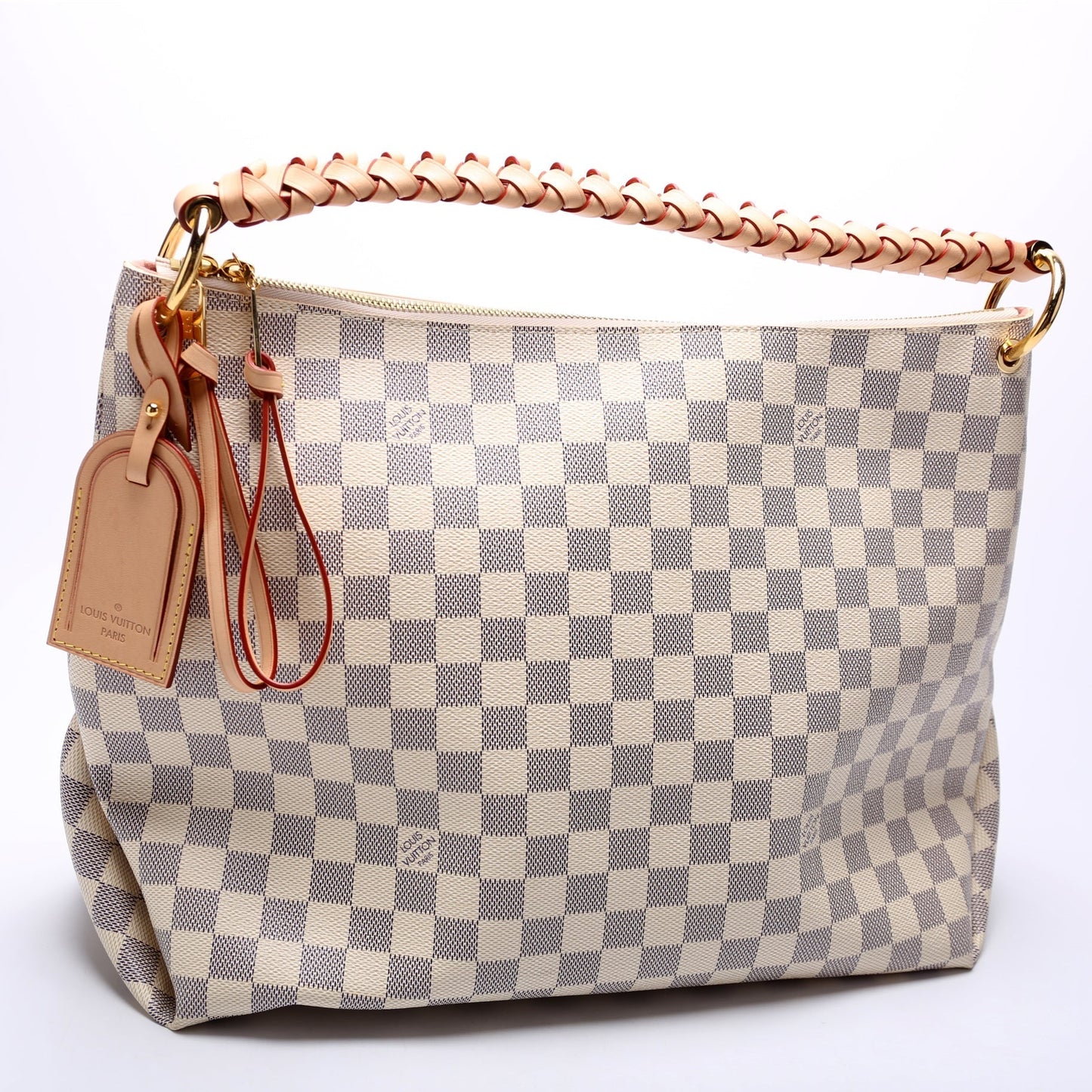 Louis Vuitton Beaubourg Hobo MM Azur Damier Shoulder Bag