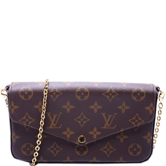 Louis Vuitton Pochette Felicie Monogram Clutch Bag Monogram 30