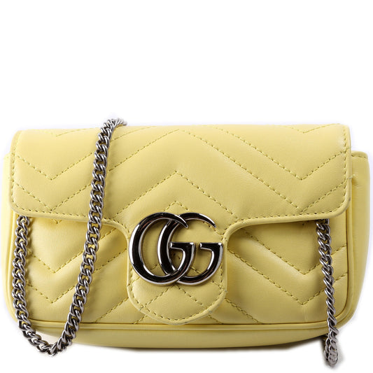 Gucci Marmont Super Mini Flap Travel Bag Flap 7