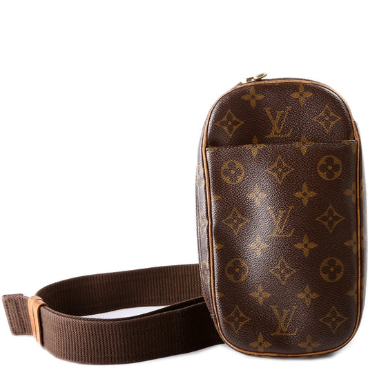 Louis Vuitton Pochette Gange Monogram Clutch Bag Monogram 15