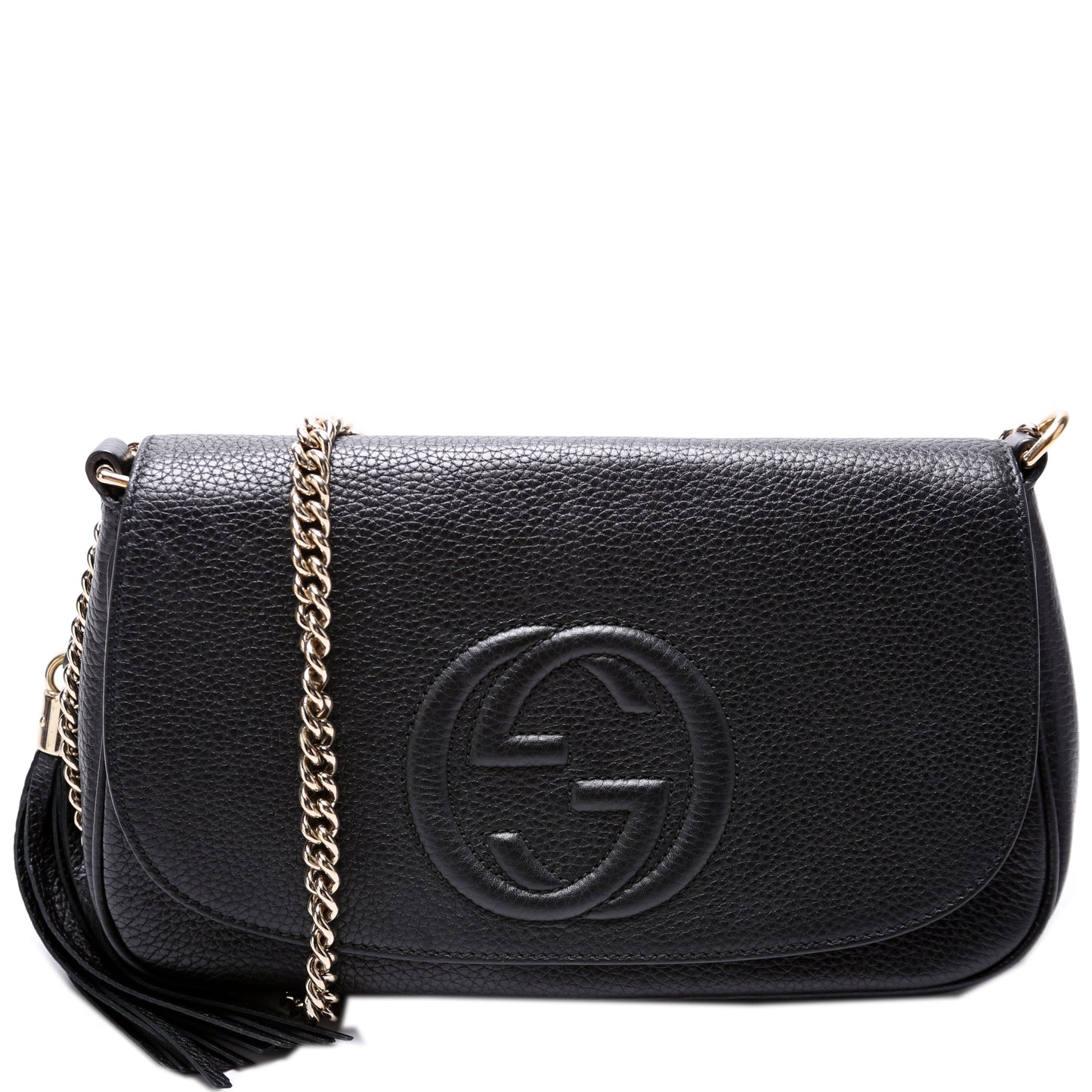 Gucci Soho Tassel Chain Flap Travel Bag Flap 5