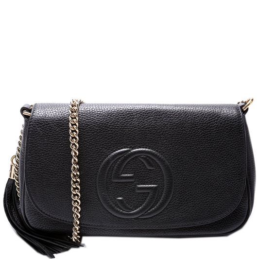 Gucci Soho Tassel Chain Flap Travel Bag Flap 5