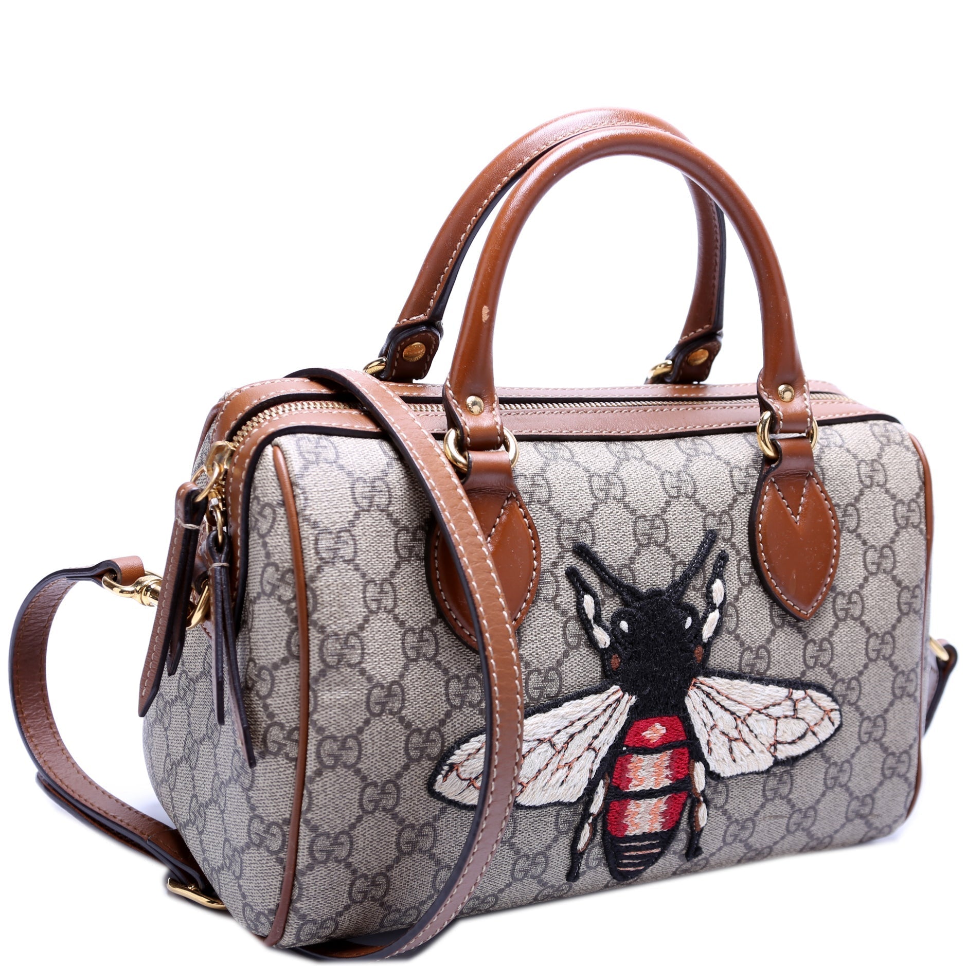 Gucci GG Supreme Boston Travel Bag