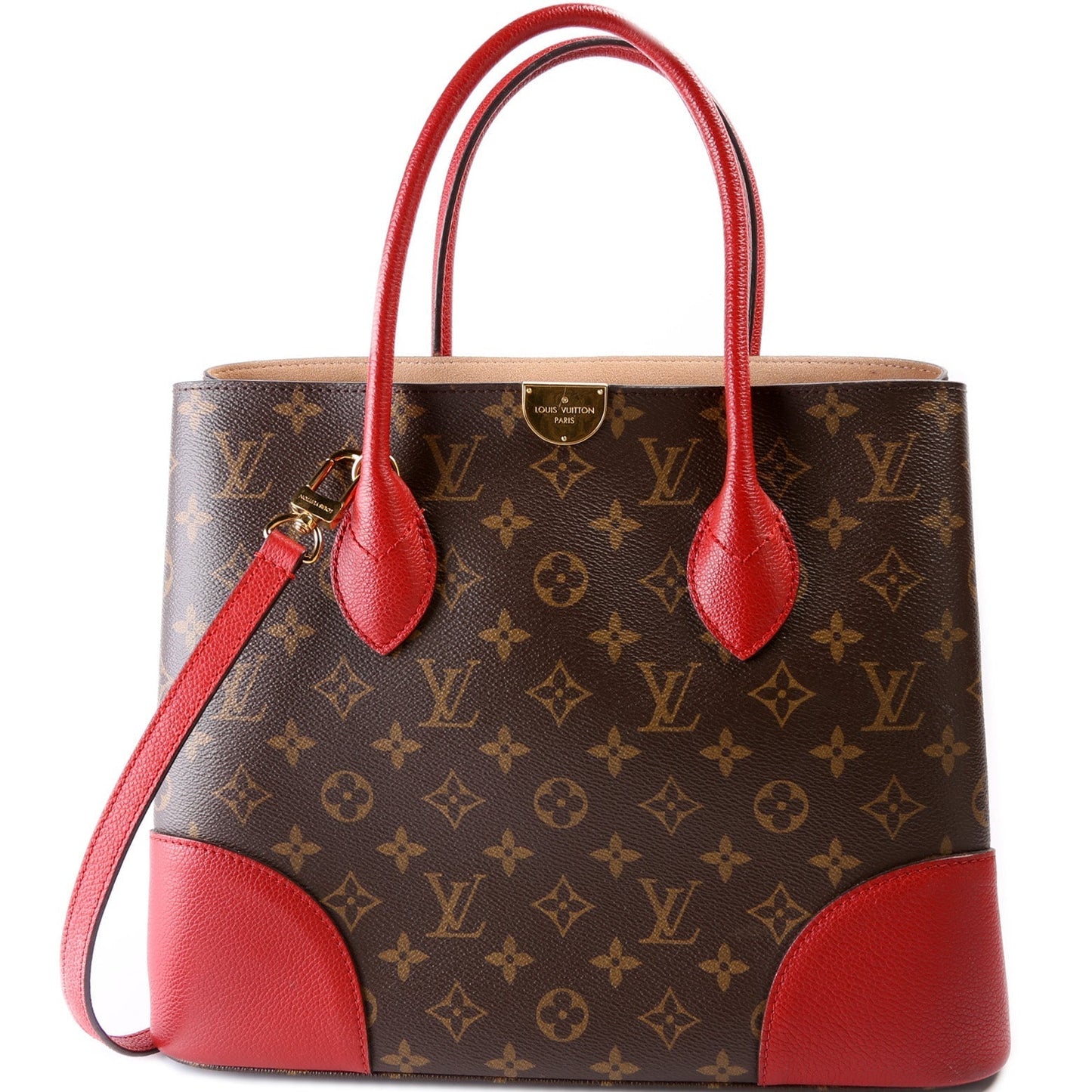 Louis Vuitton Flandrin Monogram Leather Handbag Leather 6