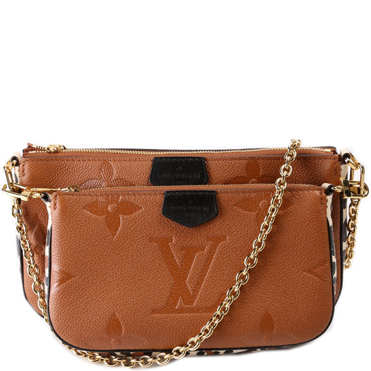 Louis Vuitton Multi Pochette Giant Wild at Empreinte Clutch Bag