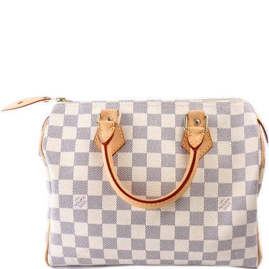 Louis Vuitton Speedy 25 Azur Damier Handbag Azur 1